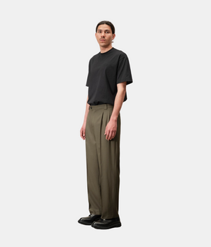 Pants Two Pleats - Cold khaki