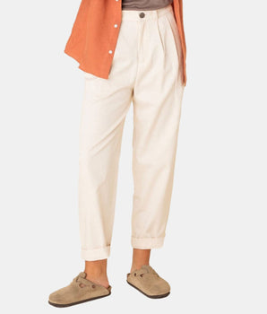 Pantalon Cambridge ample taille haute  Coton bio unisexe