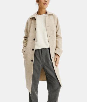 Mac Mayfair coat mid-length long sleeves Unisex wool