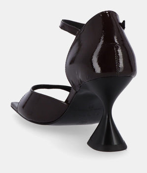 Beijos - Leather ankle strap pumps
