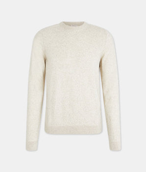 Heathered or plain organic cotton and hemp sweater