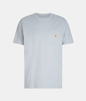 Cotton logo pocket T-shirt
