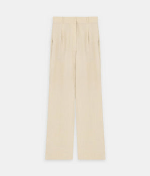 Pantalon Ryu ample taille normale Laine et Soie Upcyclé Rafale Market