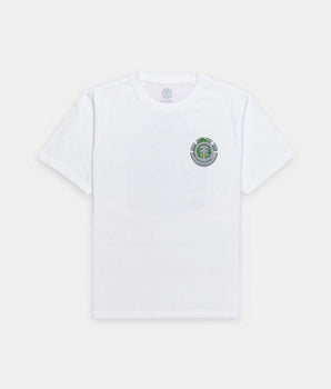 T-shirt Aconca droit coton bio imprimé logo et signature Rafale Market