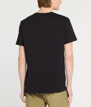 T-shirt noir droit The Dude coton bio Maison Labiche écoresponsable
