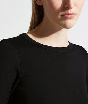T-shirt manches longues ajusté Max coton organique Rafale Market