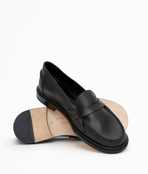 Mona Loafer, Black Leather