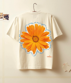 Flower Power t-shirt - Ecru Rafale Market